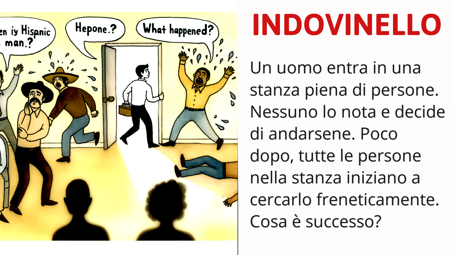 Il mistero dell'uomo invisibile: solo chi è davvero geniale sa risolvere questo indovinello!