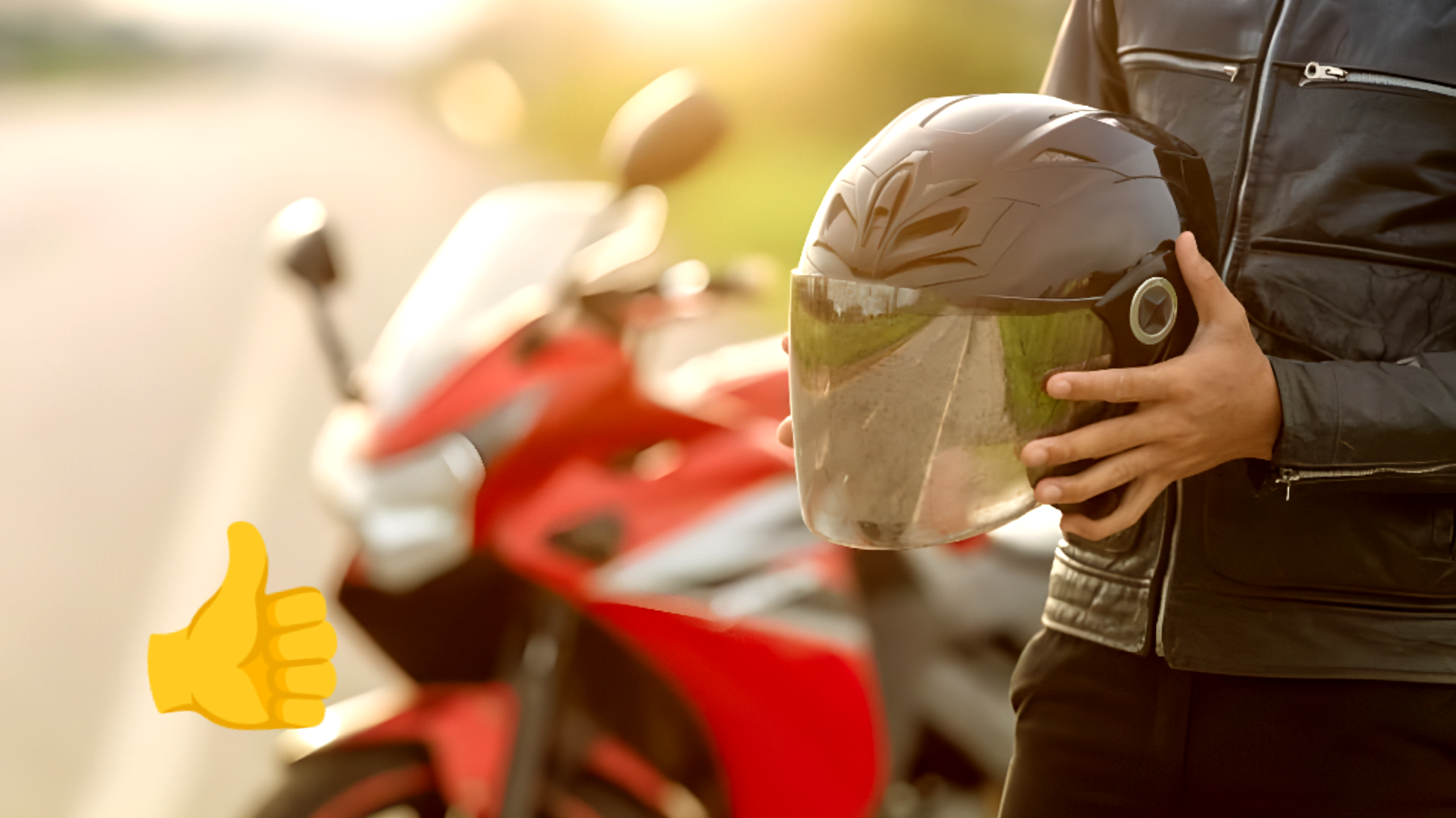 Un casco in mezzo alla strada? Scopri il codice segreto condiviso da tutti i motociclisti!