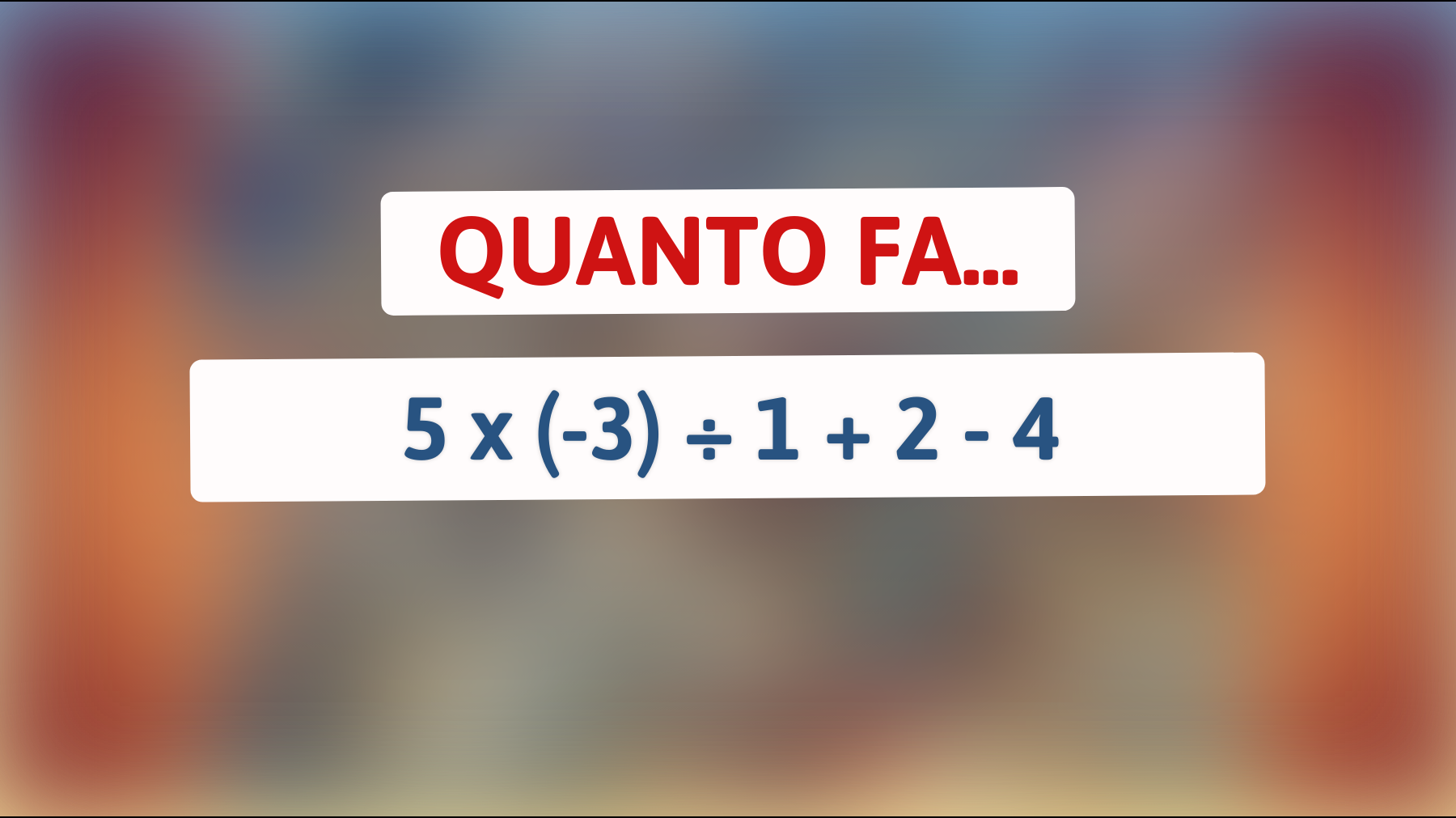 Scopri se sei un genio della matematica con questo indovinello semplice ma ingannevole!"