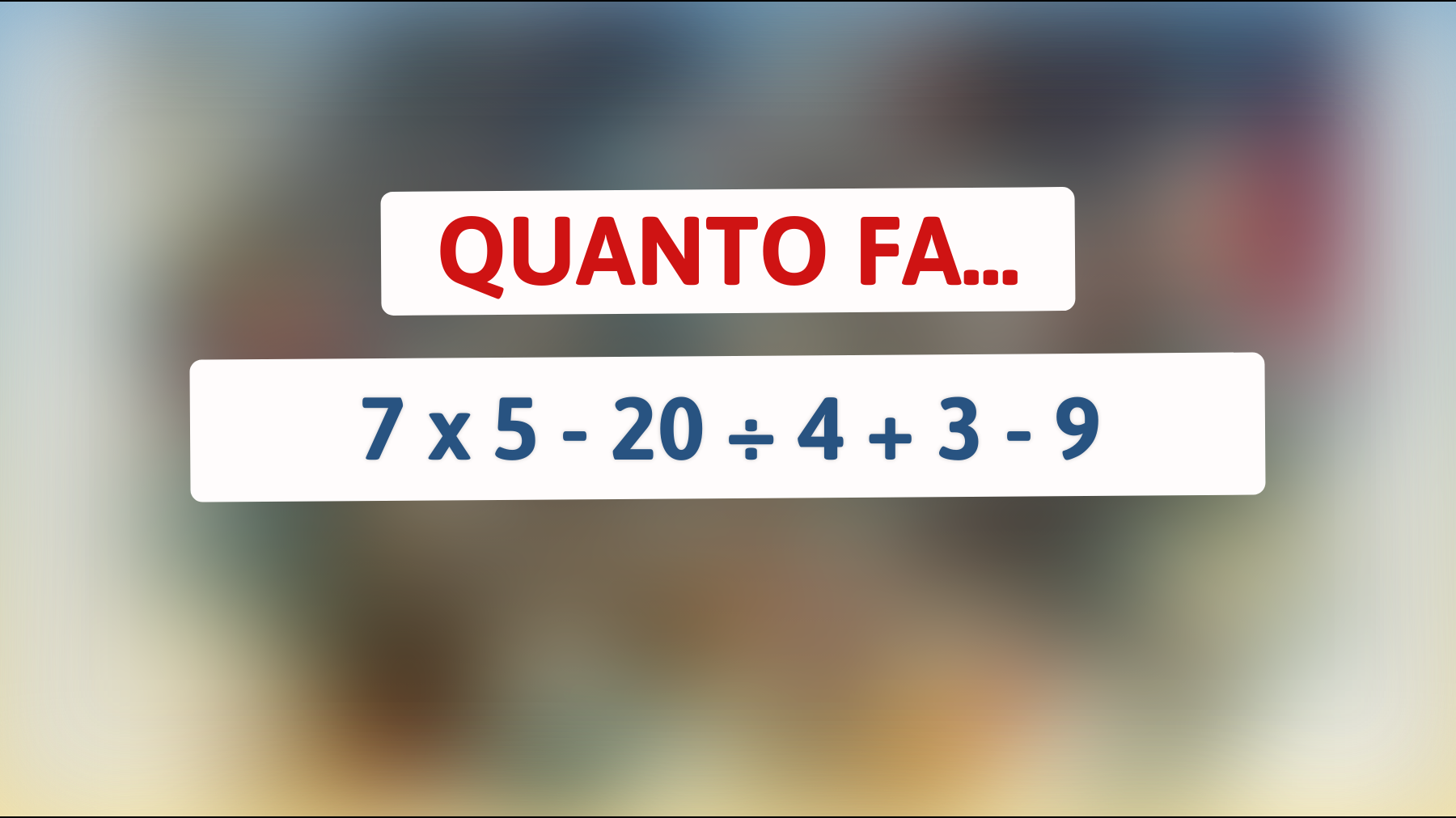 Solo il 2% riesce a risolvere questo indovinello matematico: metti alla prova la tua intelligenza!"